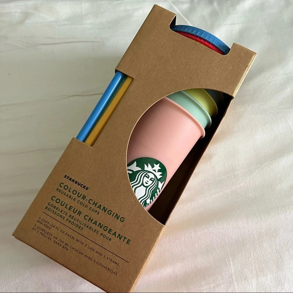 🆕 Original 2019 Starbucks Color Changing Cups - Picture 1 of 4